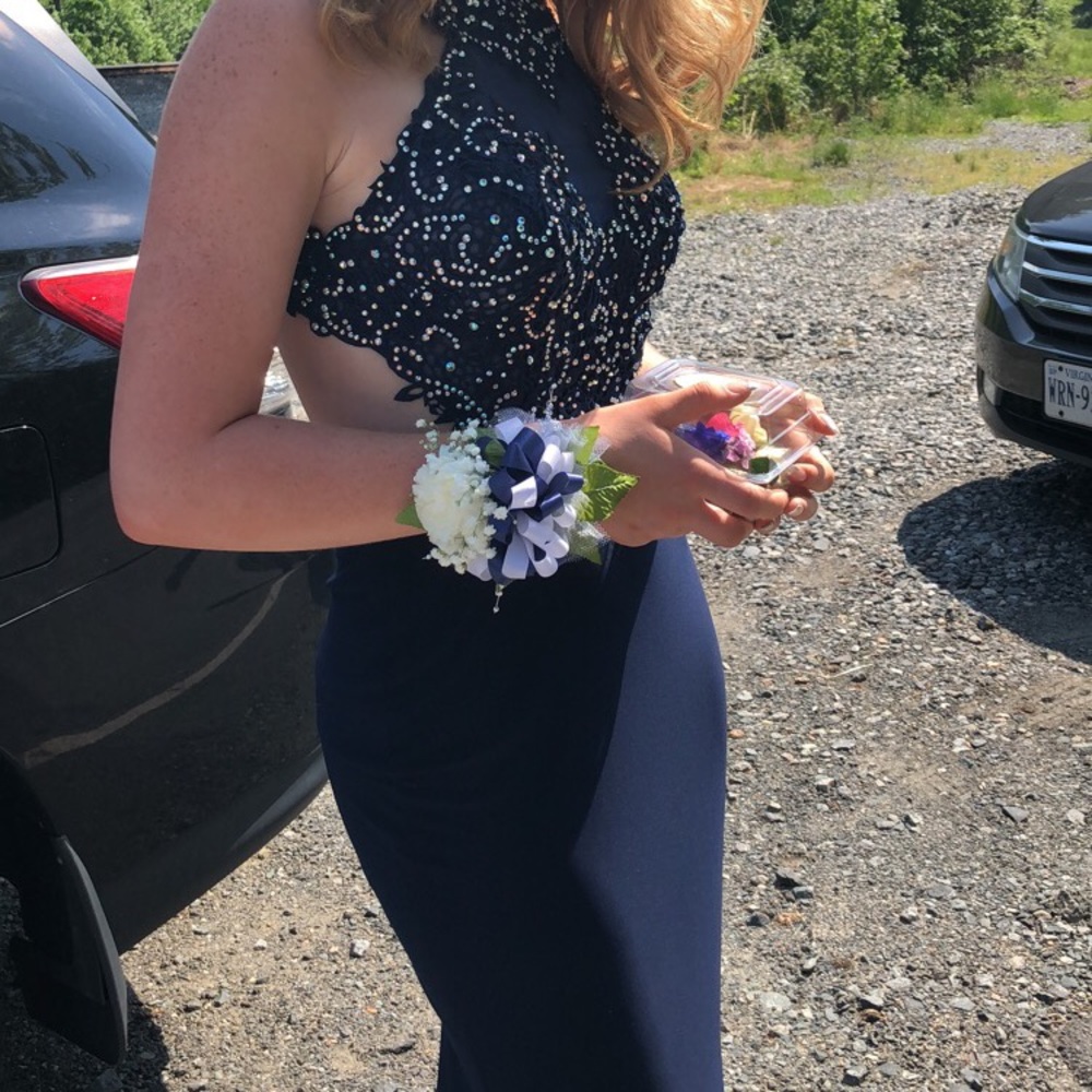 Navy Blue Formal gown